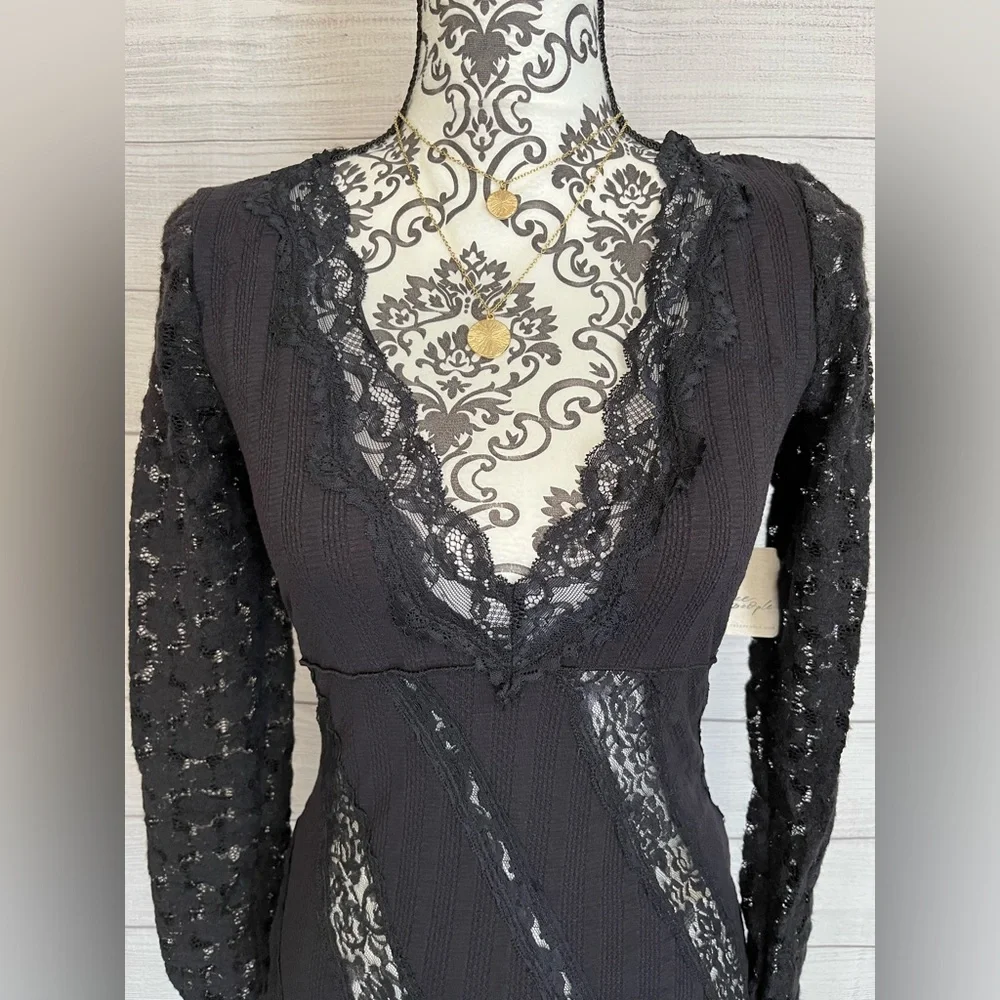 Free People | NWT This Could Be Us Lace Long Sleeve